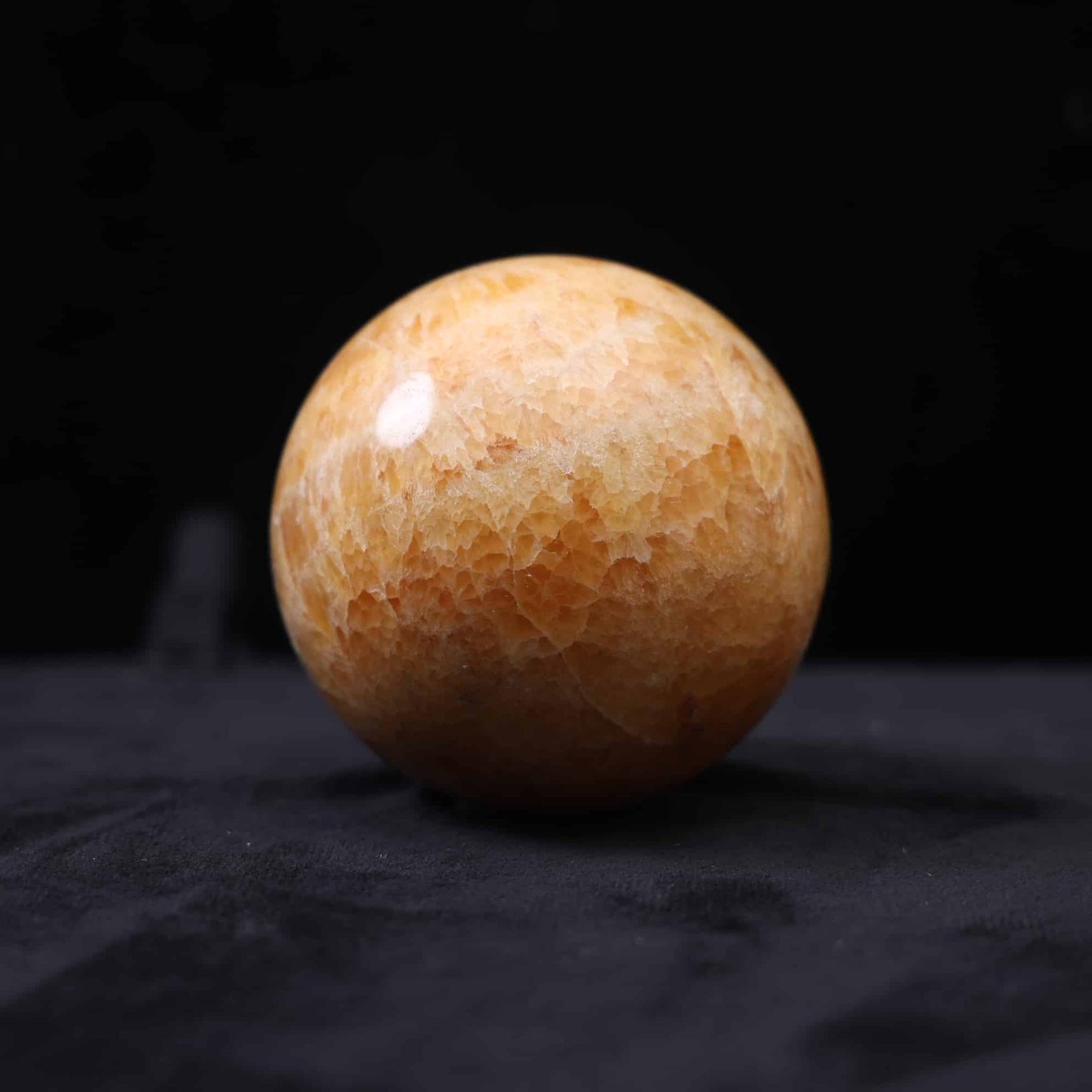 Honey Calcite Sphere