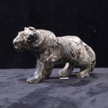 Volcano Agate Tiger Carving