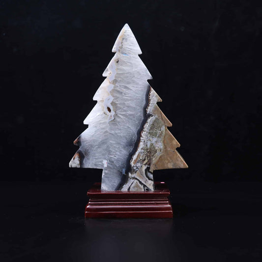 Volcano Agate Christmas Tree