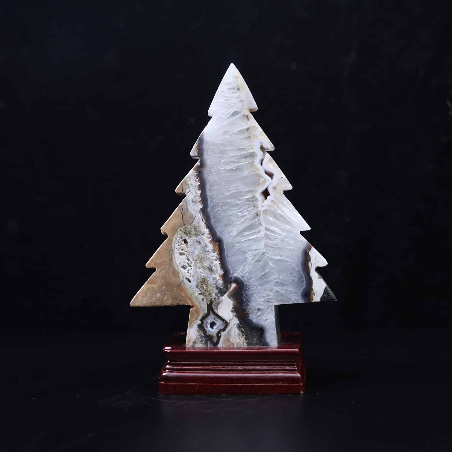 Volcano Agate Christmas Tree #18