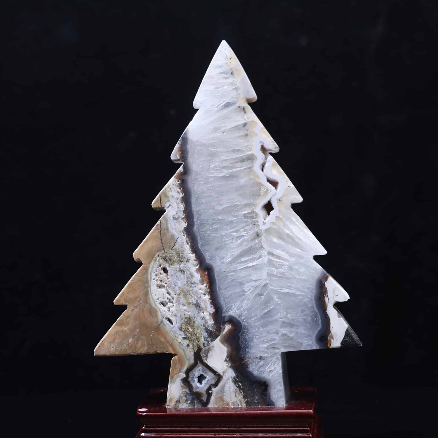 Volcano Agate Christmas Tree