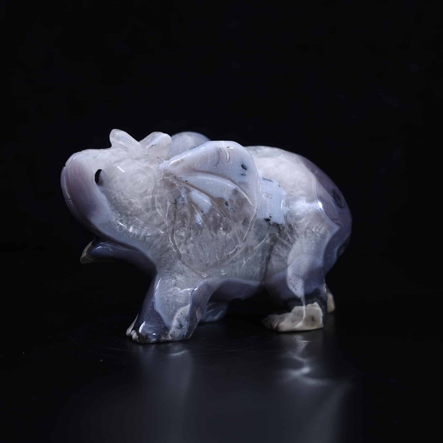 Volcano Agate Elephant