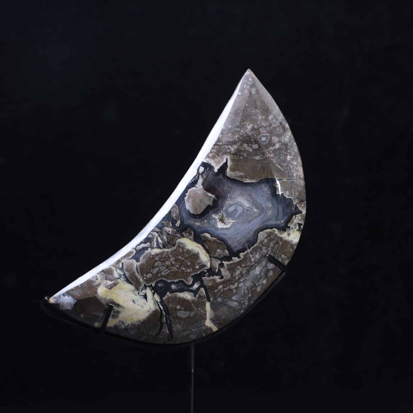 Volcano Agate Moon #97