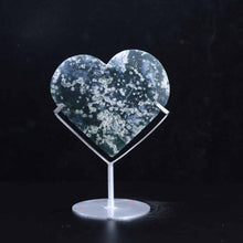 Moss Agate Heart #22