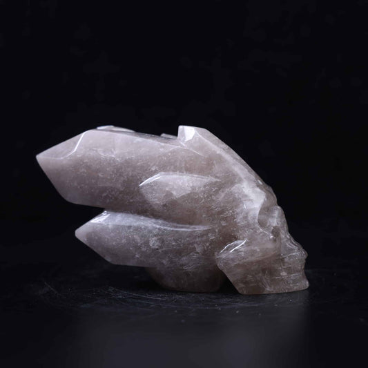 Smoky Quartz Skull