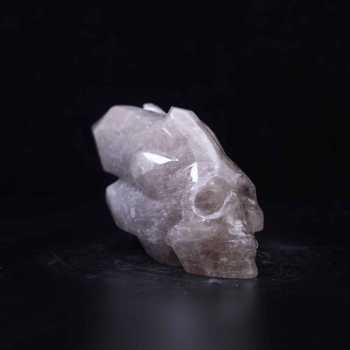 Smoky Quartz Skull