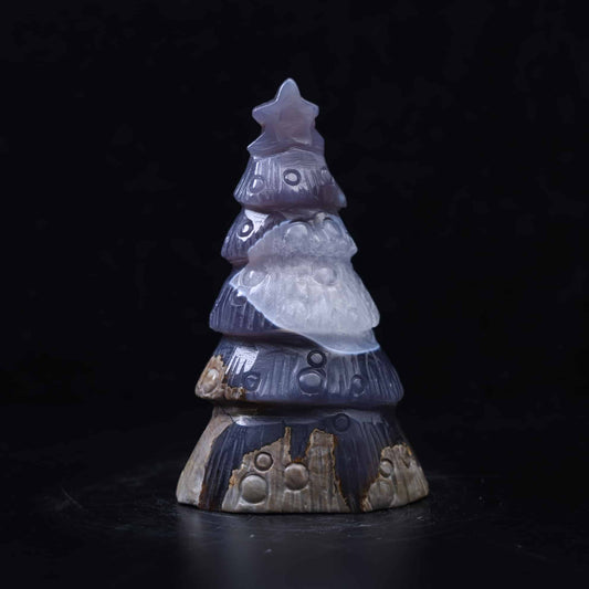 Volcano Agate Christmas Tree