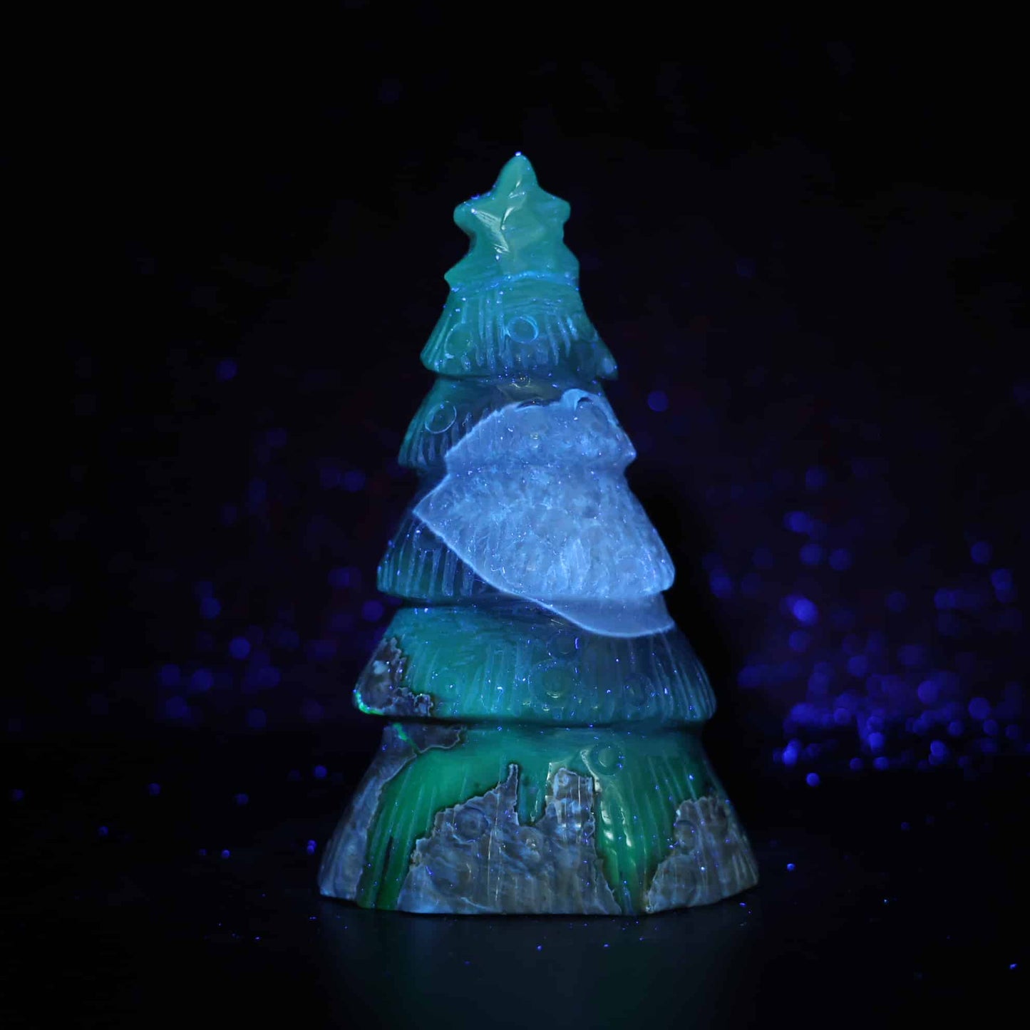 Volcano Agate Christmas Tree #16