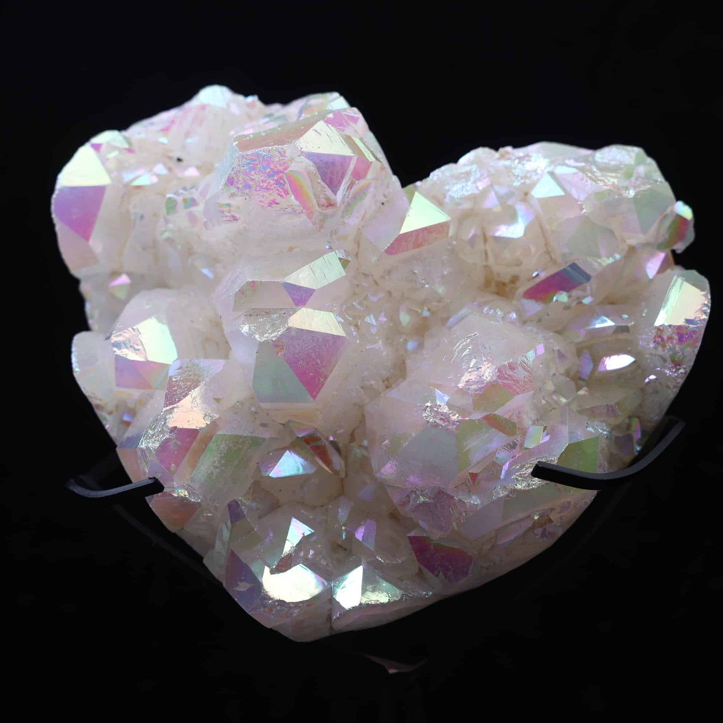 Aura Quartz Cluster Heart