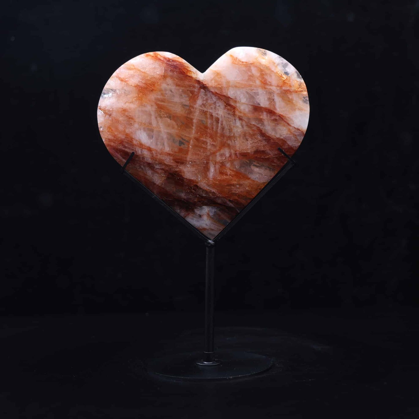 Fire Quartz Heart #35