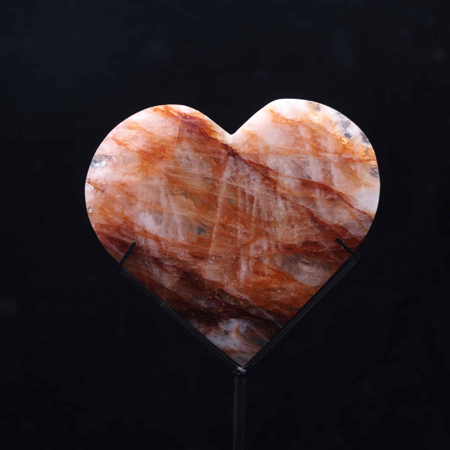 Fire Quartz Heart #35