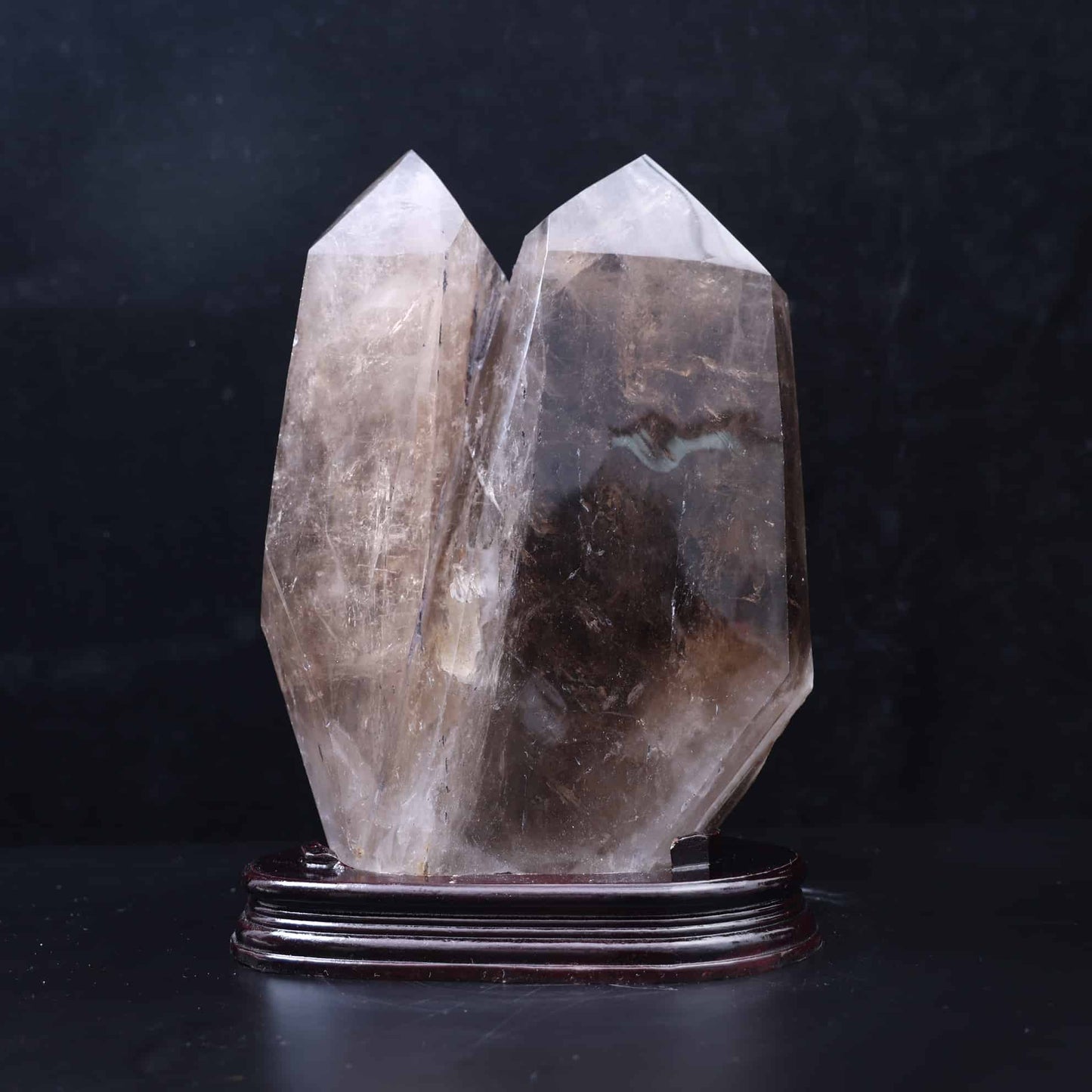 Smoky Quartz Double Point Tower #7