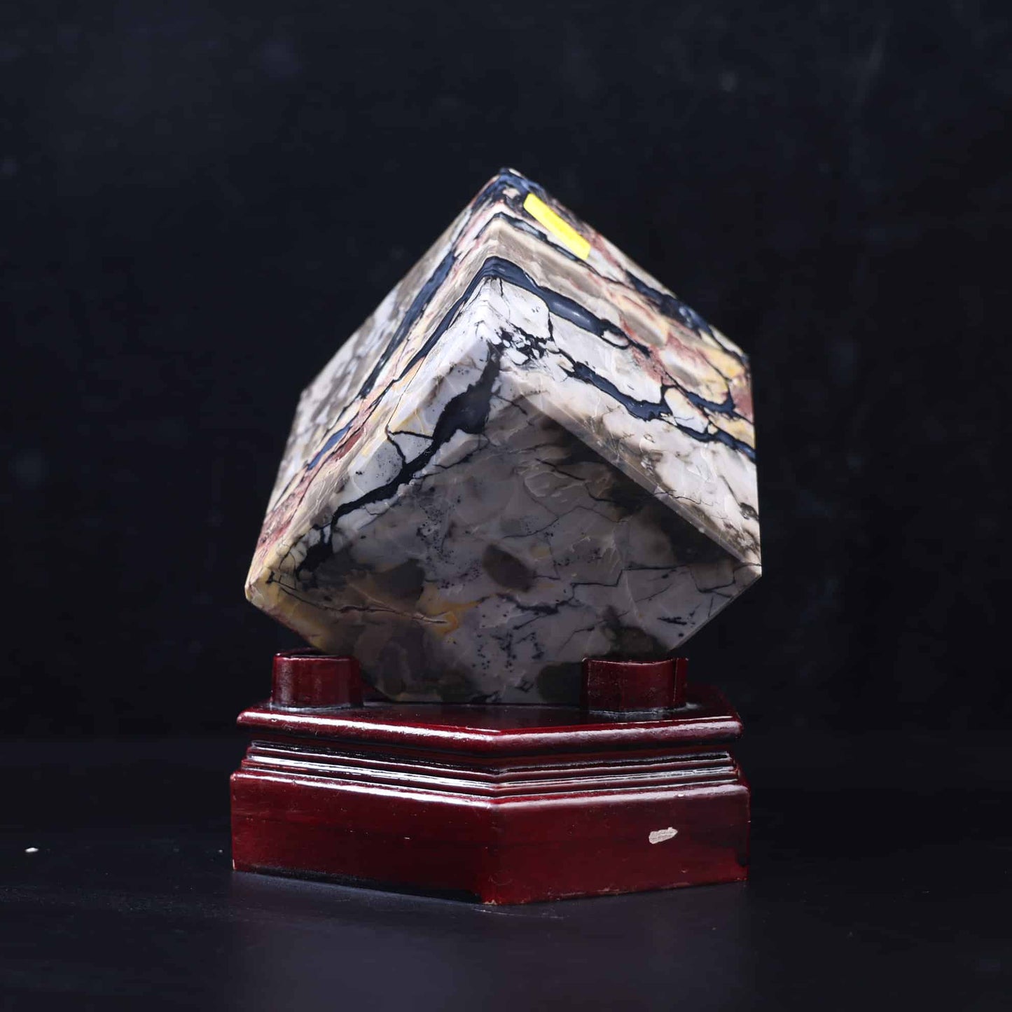 Volcano Agate Cube #41
