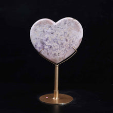 Pink Amethyst Heart #19