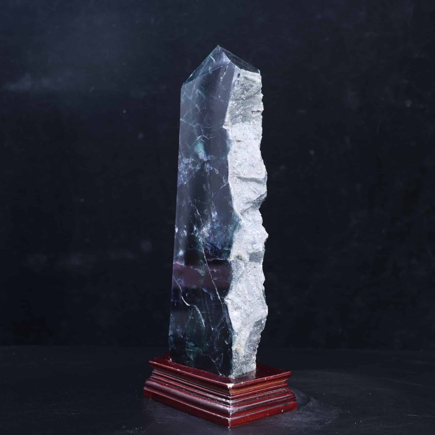 Black Rose Fluorite Tower