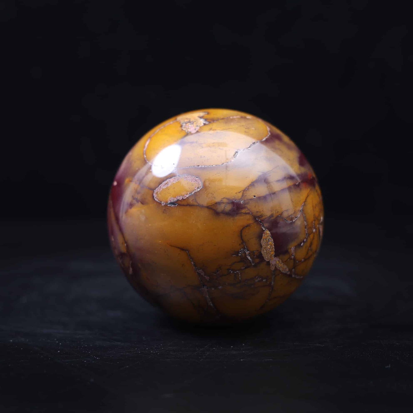 Mookite Jasper Sphere