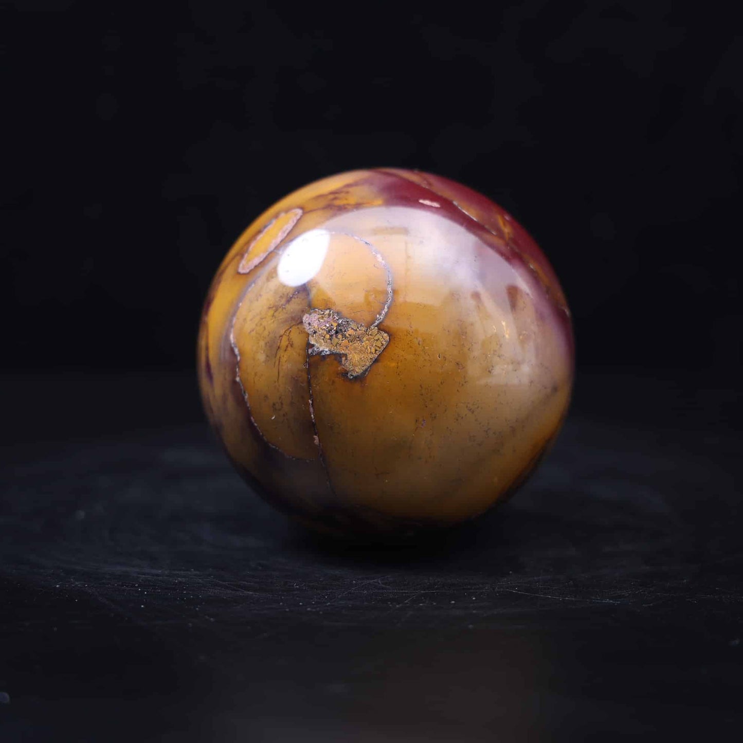 Mookite Jasper Sphere