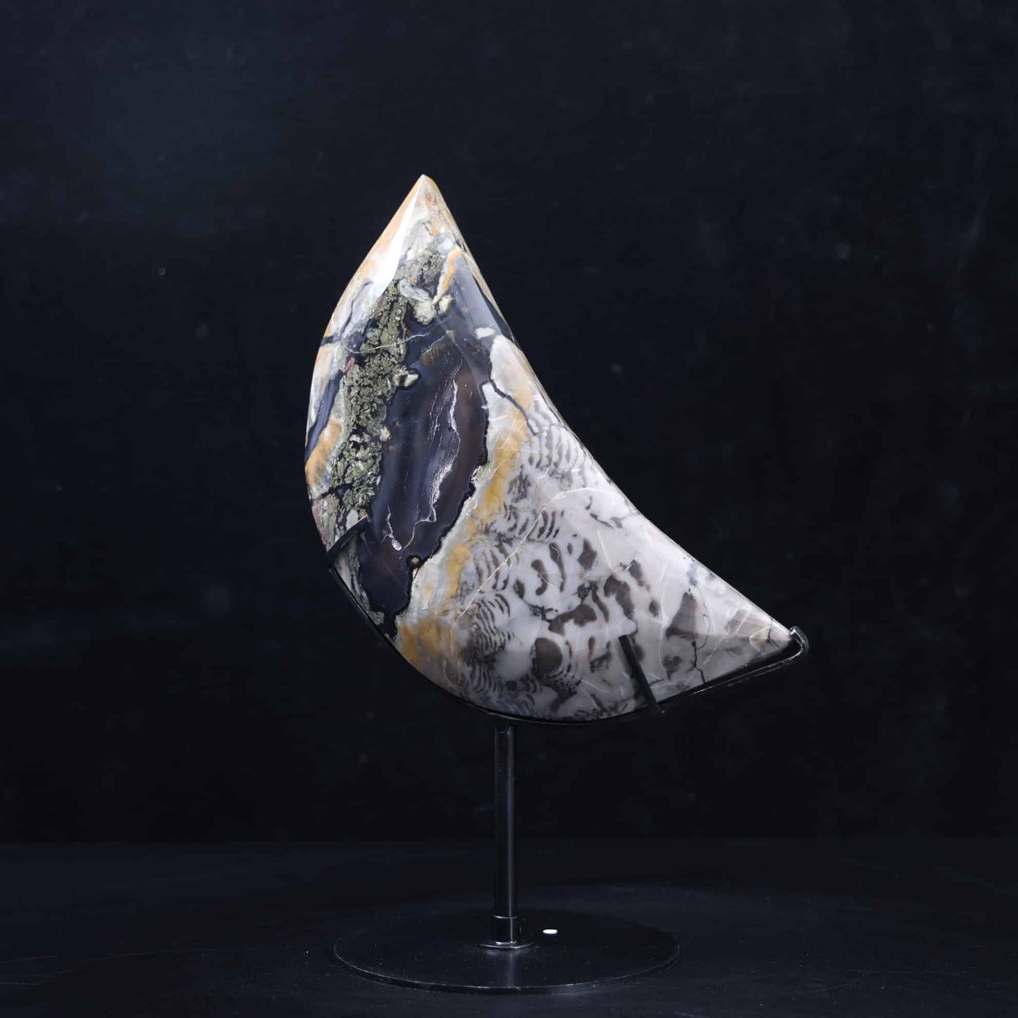 Volcano Agate Moon #63