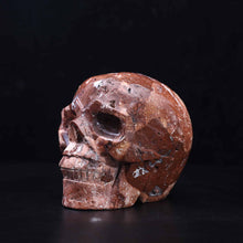 Pink Agate Skull