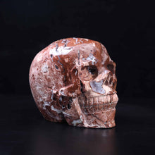 Pink Agate Skull