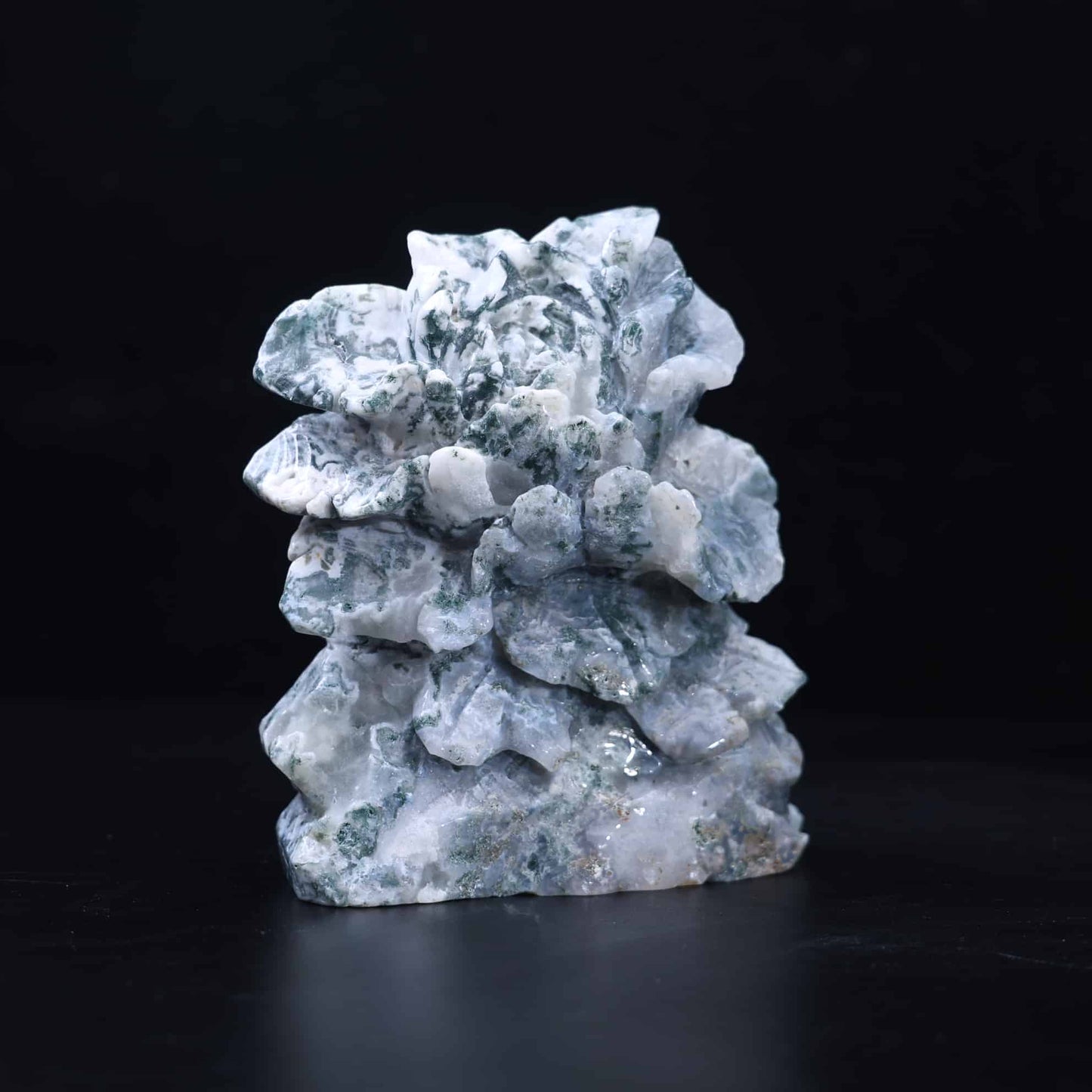 Moss Agate Flower #31