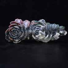Ocean Jasper Flower Carving
