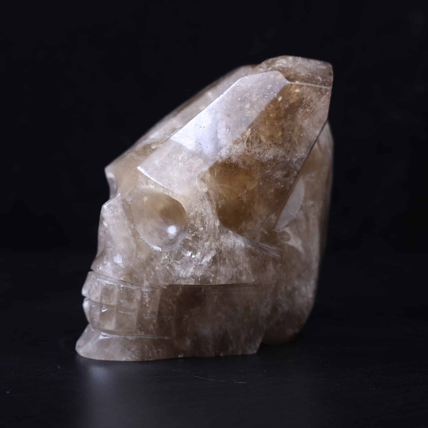 Smoky Quartz Skull