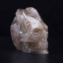 Smoky Quartz Skull