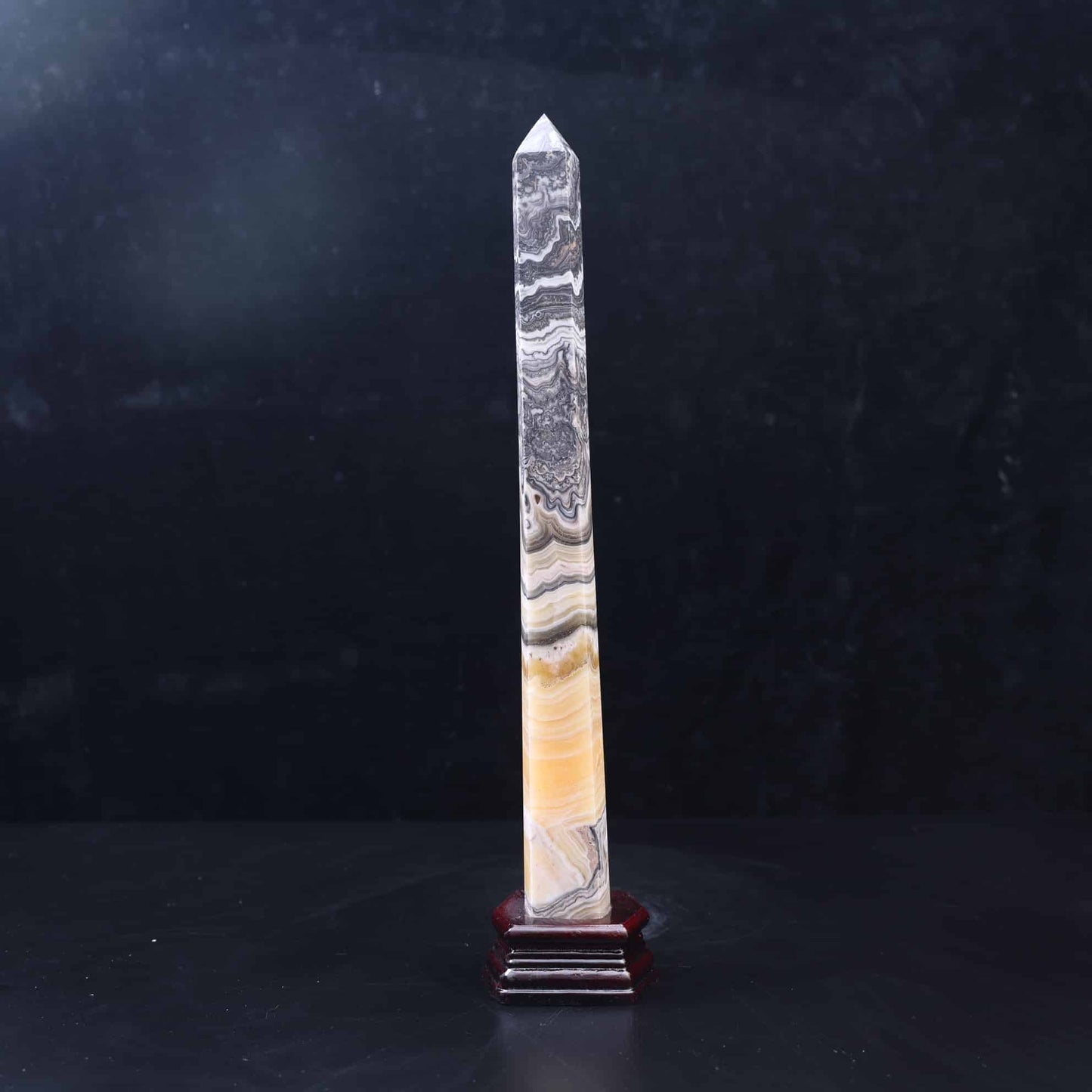 Honey  Chocolate  Calcite Tower