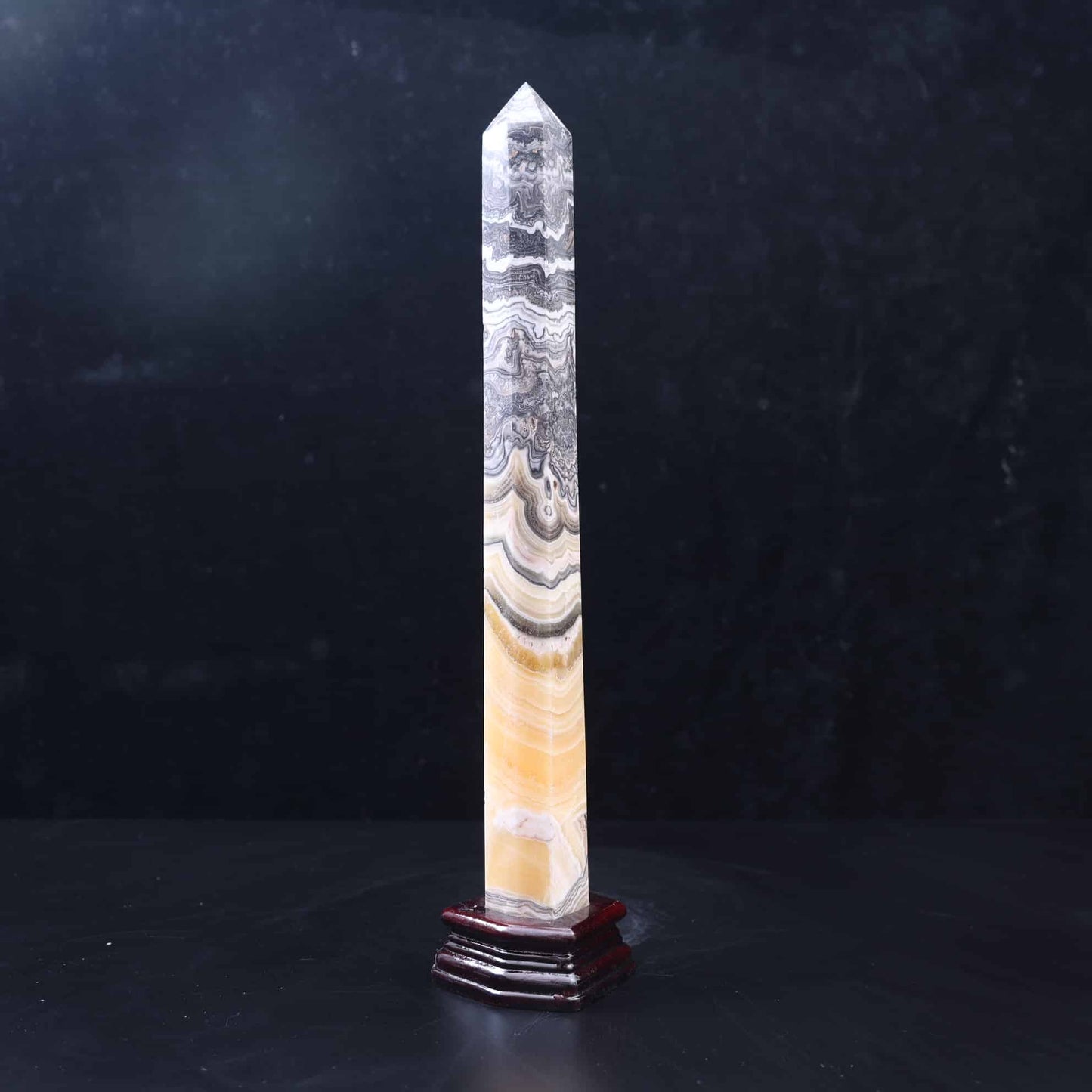 Honey  Chocolate  Calcite Tower