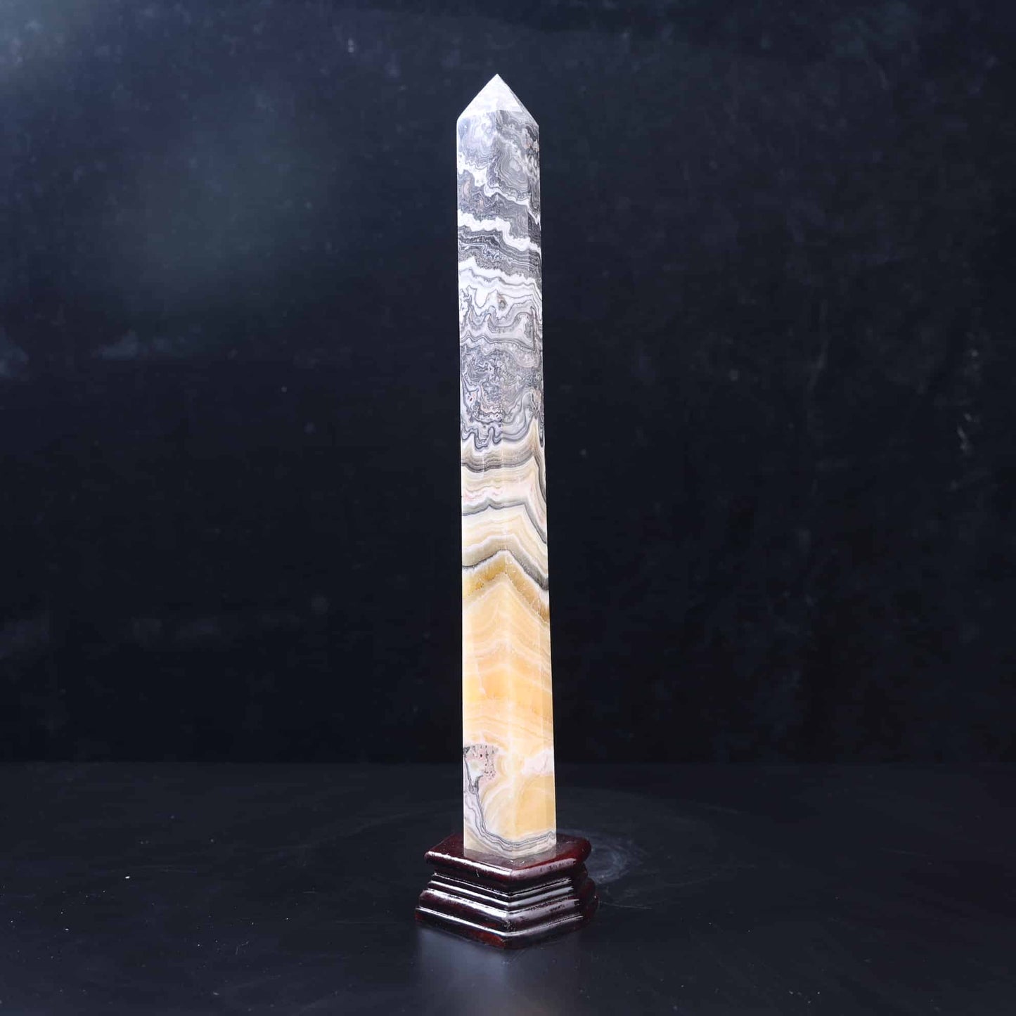 Honey  Chocolate  Calcite Tower