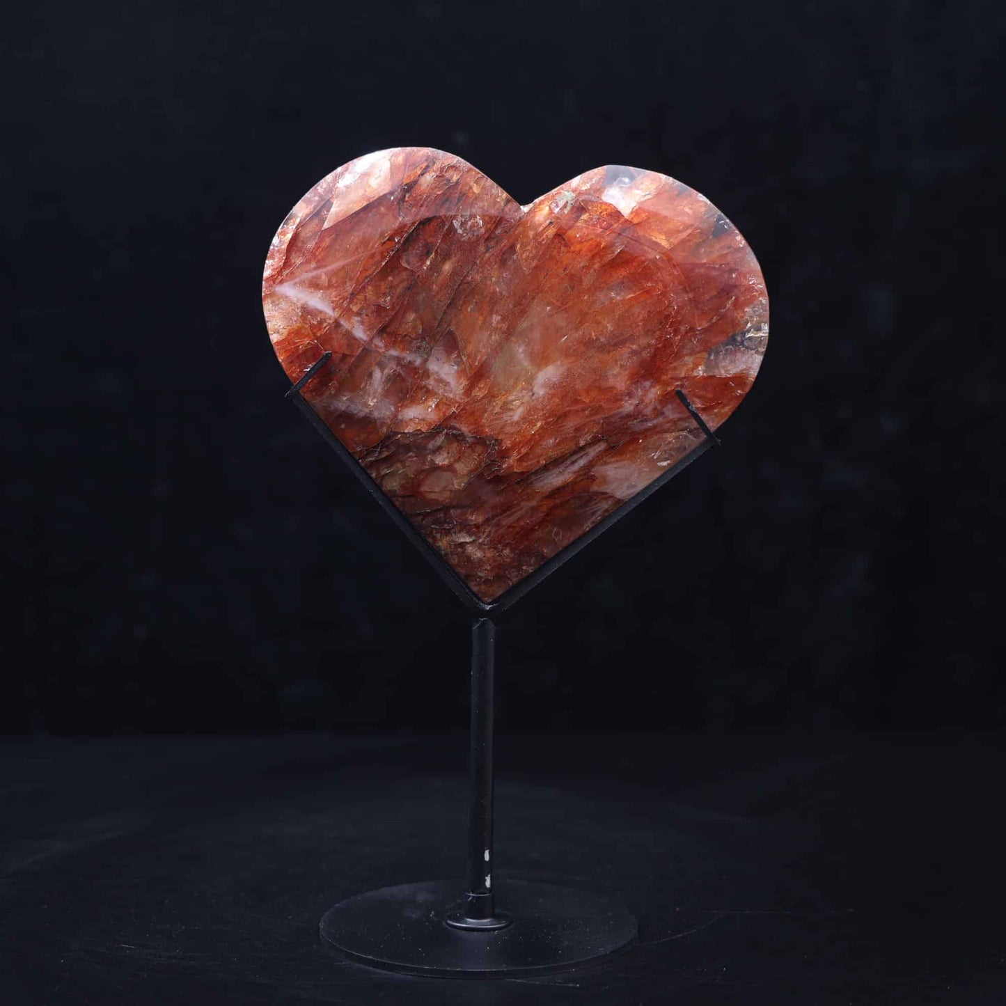 Fire Quartz Heart