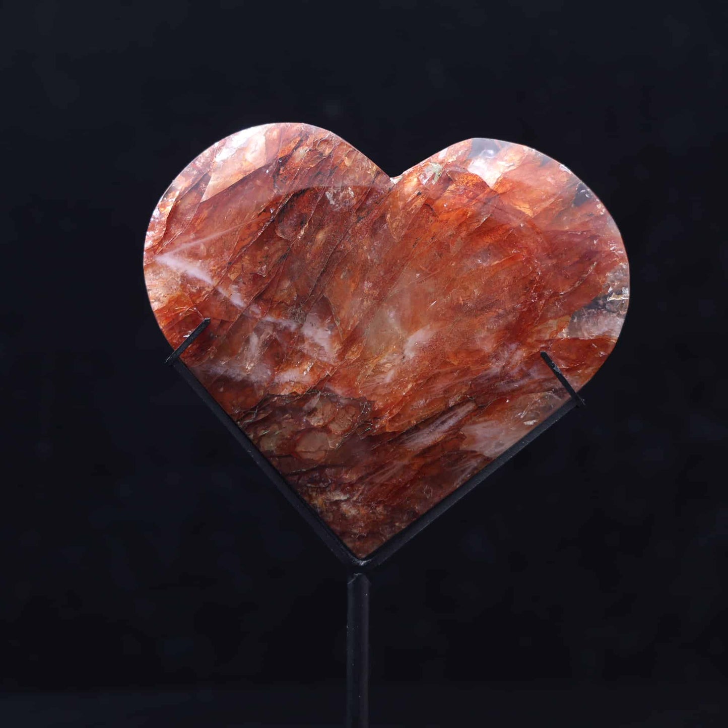 Fire Quartz Heart