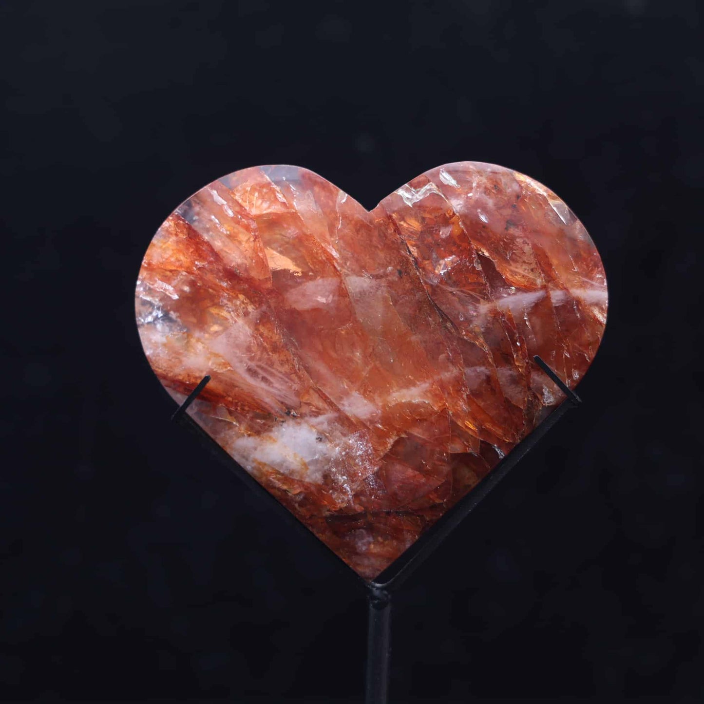 Fire Quartz Heart