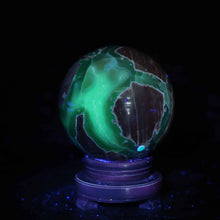 Football Volcano Agate Sphere