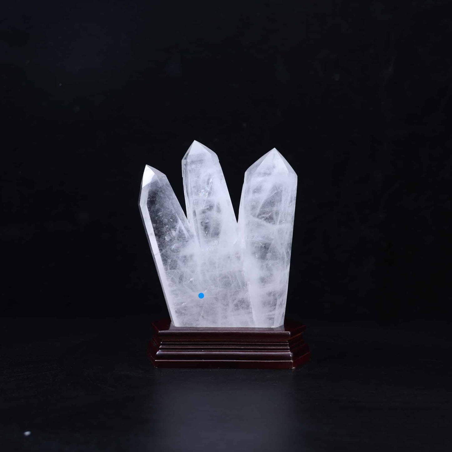 Clear Quartz Three-point Tower