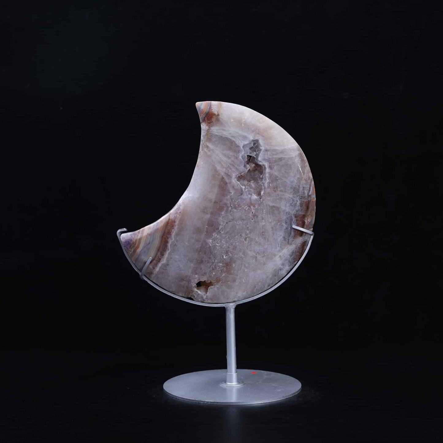 Amethyst Mexican Crazy Lace Agate  Moon