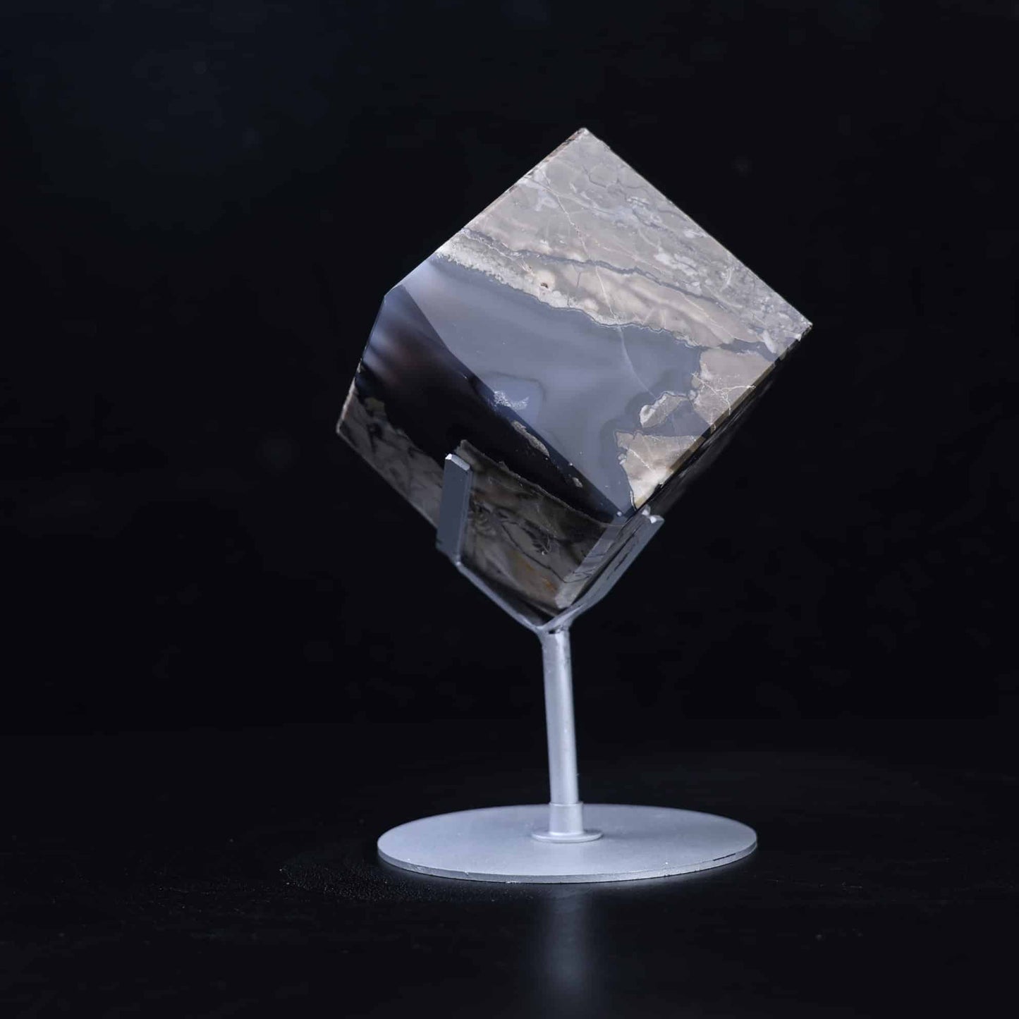 Volcano Agate Cube #37