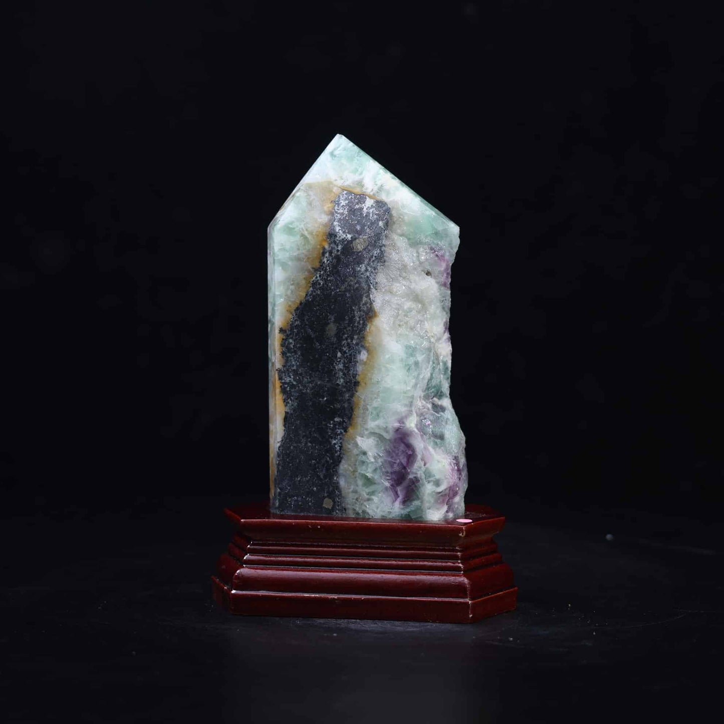 Rainbow Feather  Fluorite  Tower