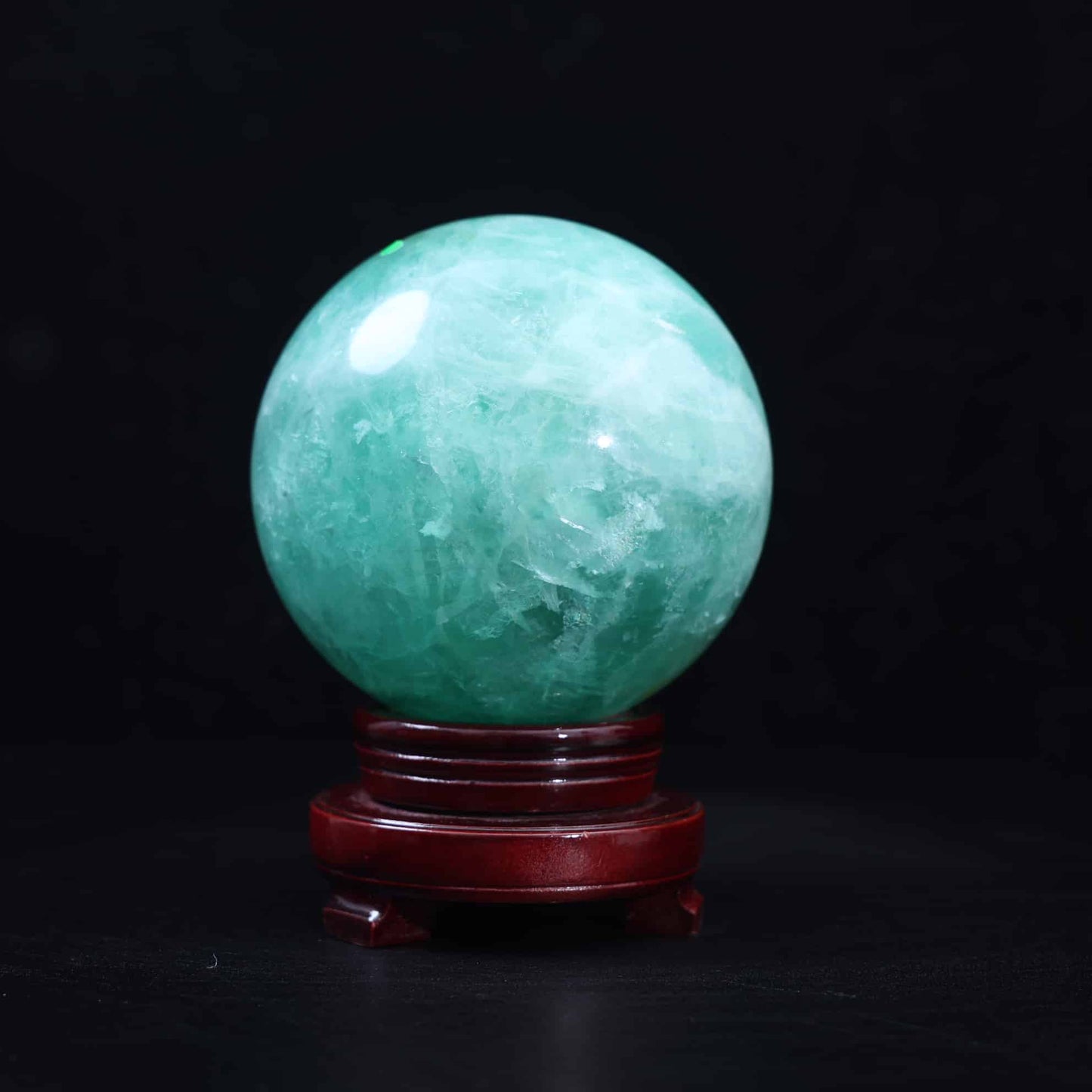 Green  Fluorite  Sphere