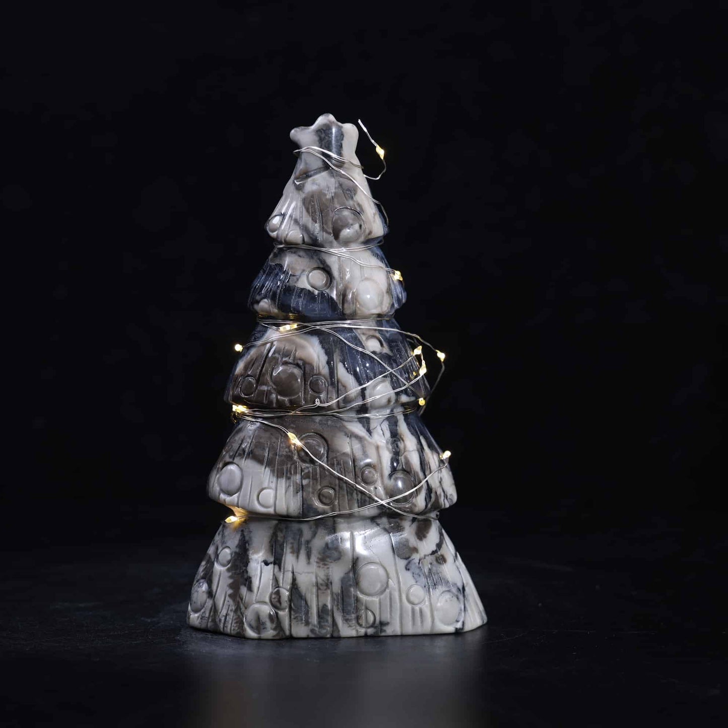 Volcano Agate Christmas Tree #5