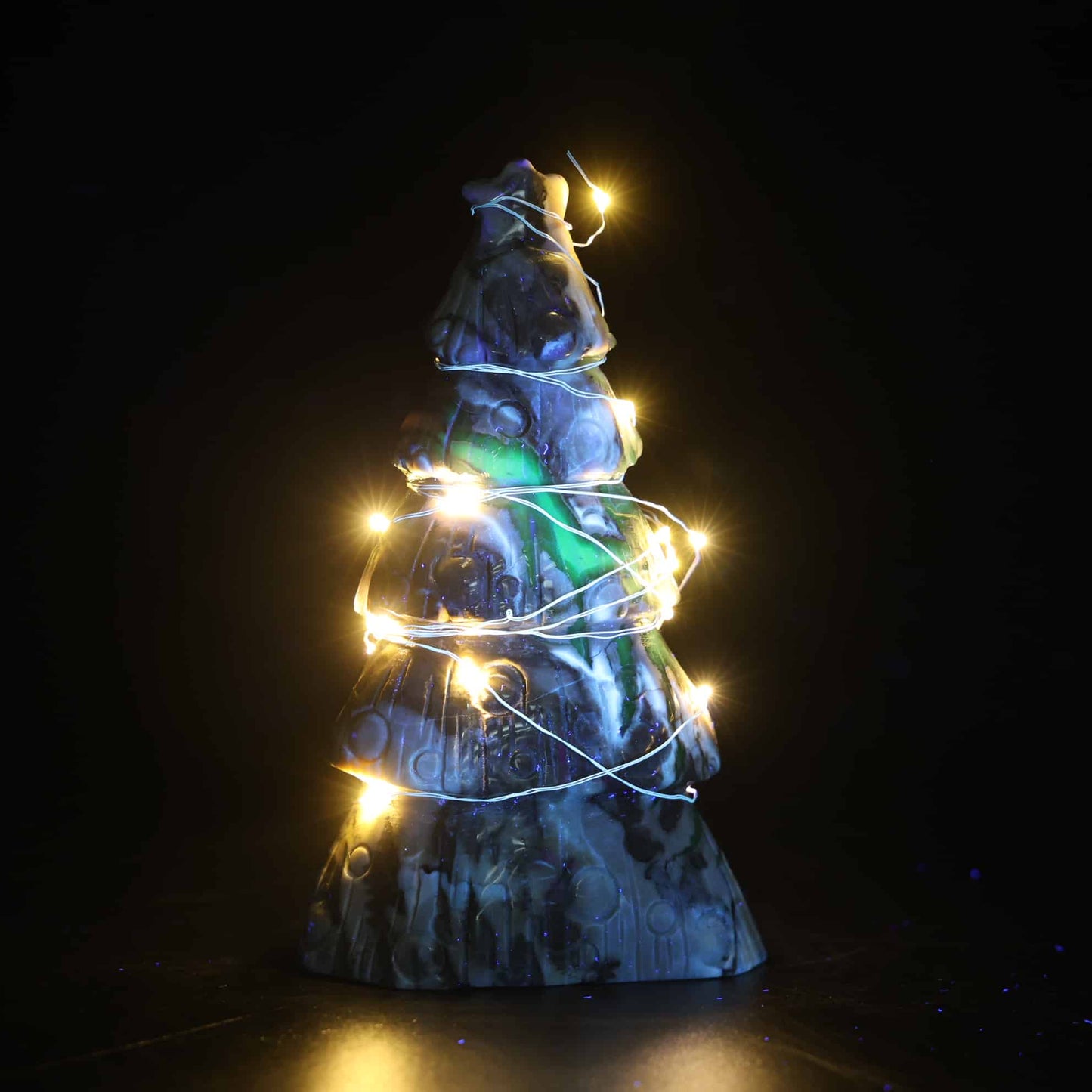 Volcano Agate Christmas Tree #5