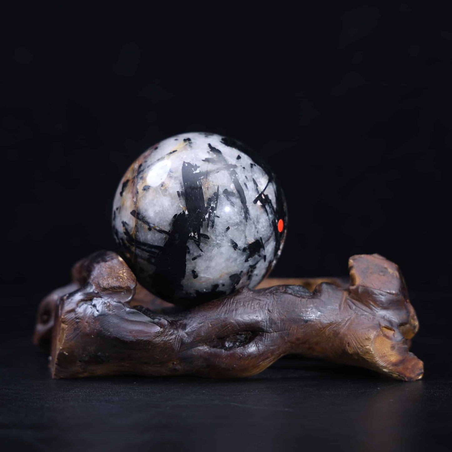 Black Tourmaline Sphere #96