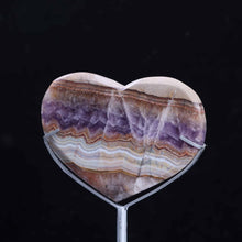 Amethyst Mexican Crazy Lace Agate Heart #71