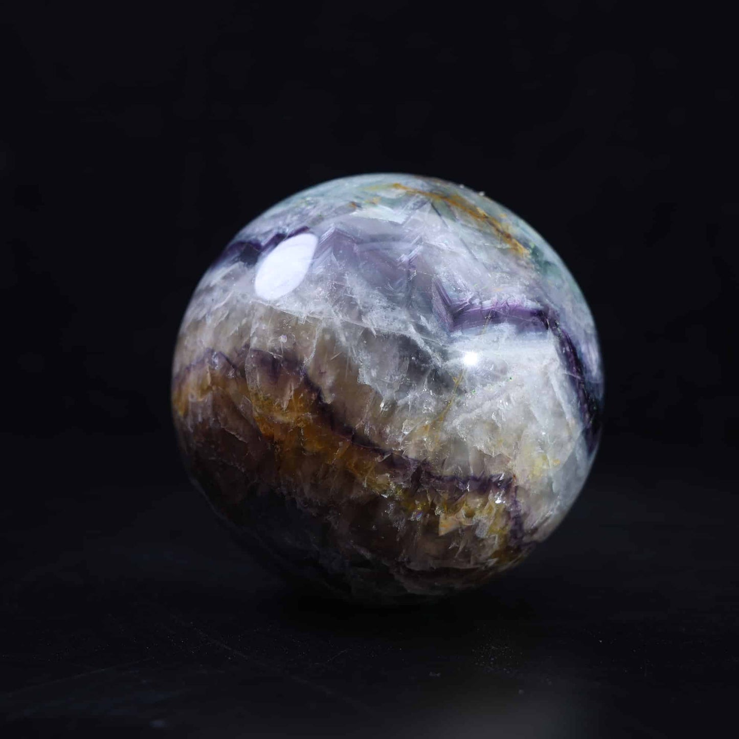 Rainbow Fluorite  Sphere