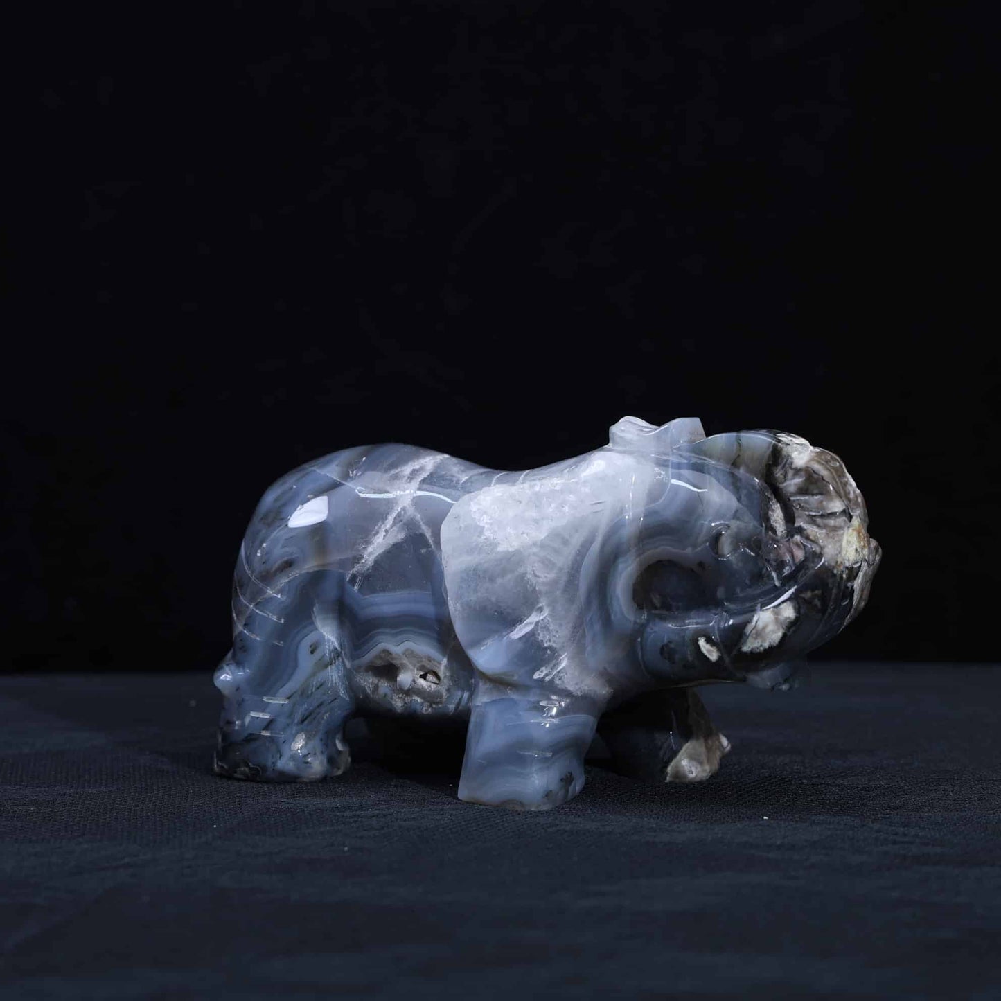 Volcano Agate  Elephant