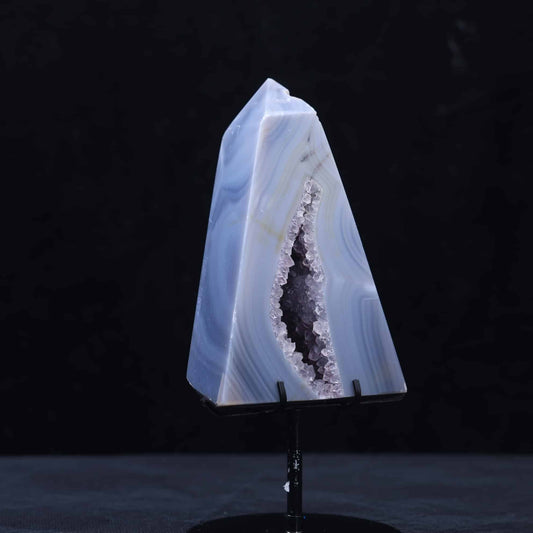 Amethyst Druzy Agate Tower