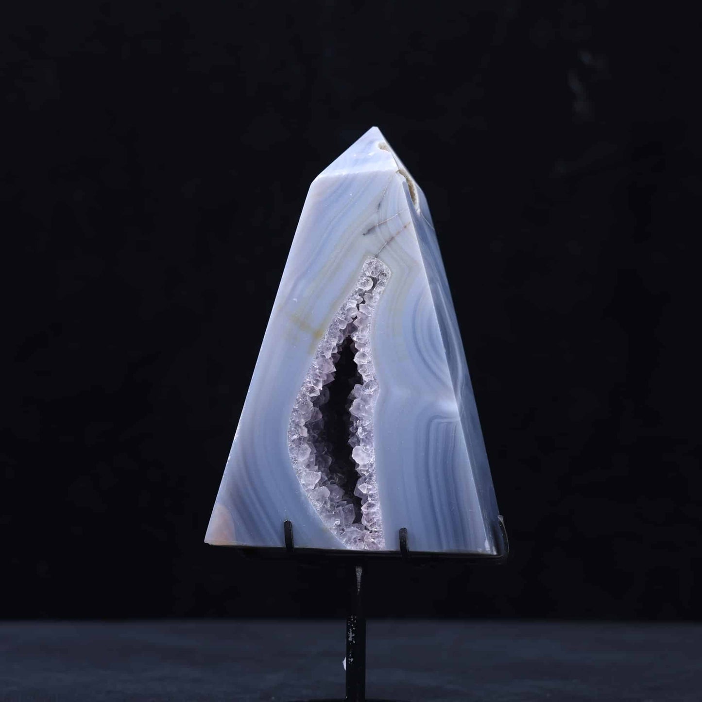 Amethyst Druzy Agate Tower