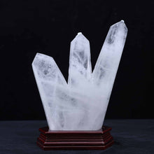 Clear Quartz Three-point Tower