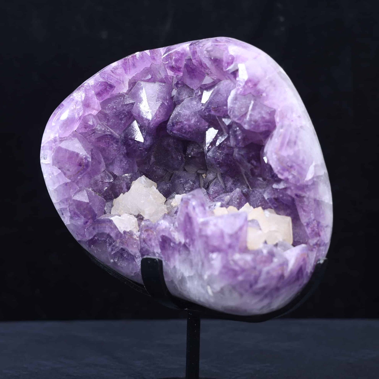 Amethyst  Cluster  With Calcite